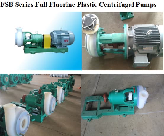 FSB Series anti_corrosive fluroine plastic  centrifugal pump